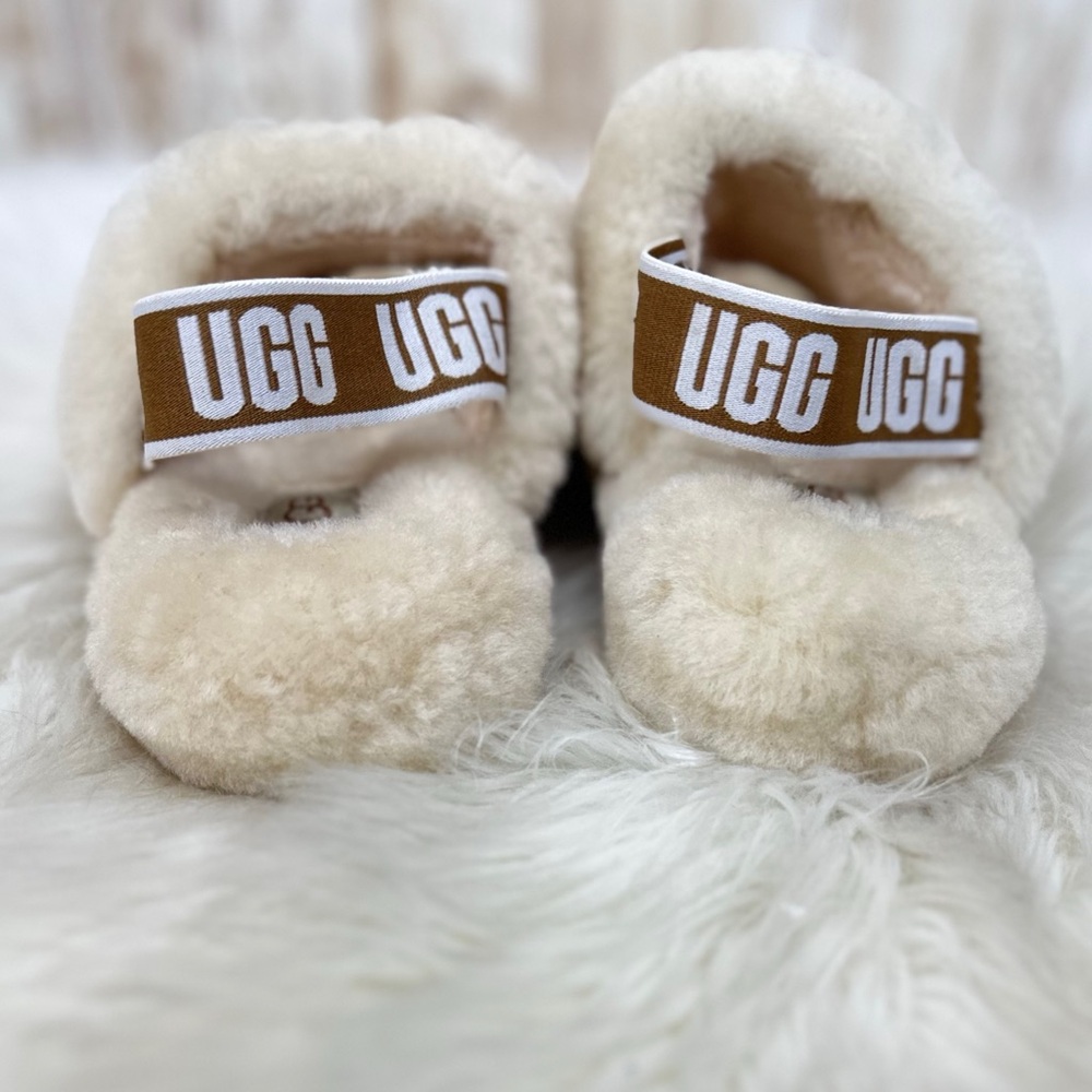 UGG Girls' Fluff Yeah Slides [KS143] - Picture 7 of 10
